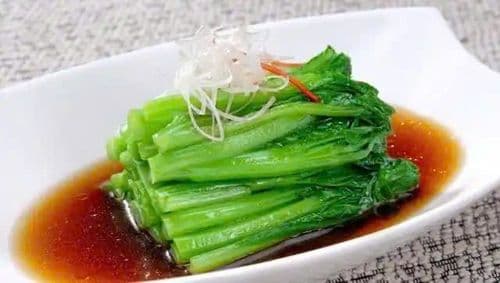 Rau Ngồng Cải Xào/Luộc Chấm Trứng