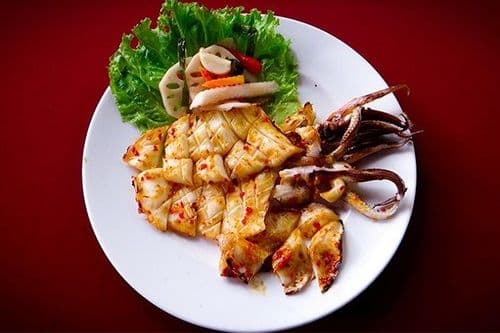 Mực Ống Nướng Muối Ớt